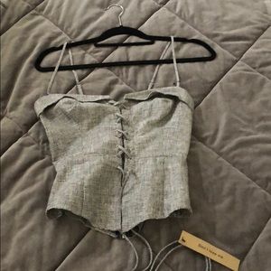 Reformation corset top